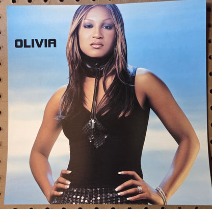 Olivia - 2001 Vintage Promotional Double-sided Album Cover Poster Flat
