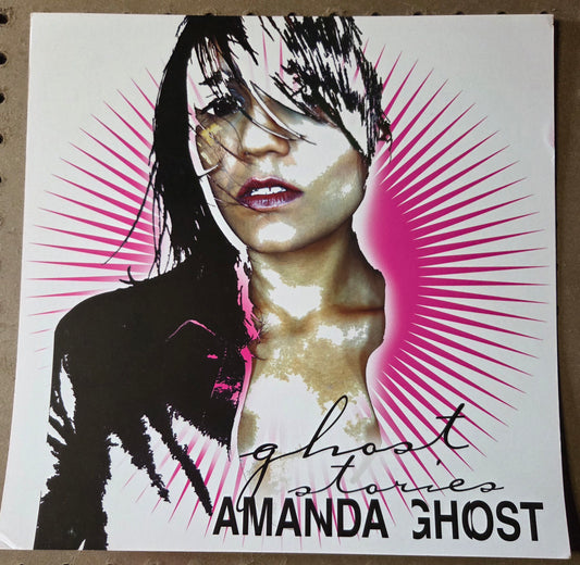 Amanda Ghost - "Ghost Stories" - 2000 Vintage Promotional Double-sided Album Cover Poster Flat