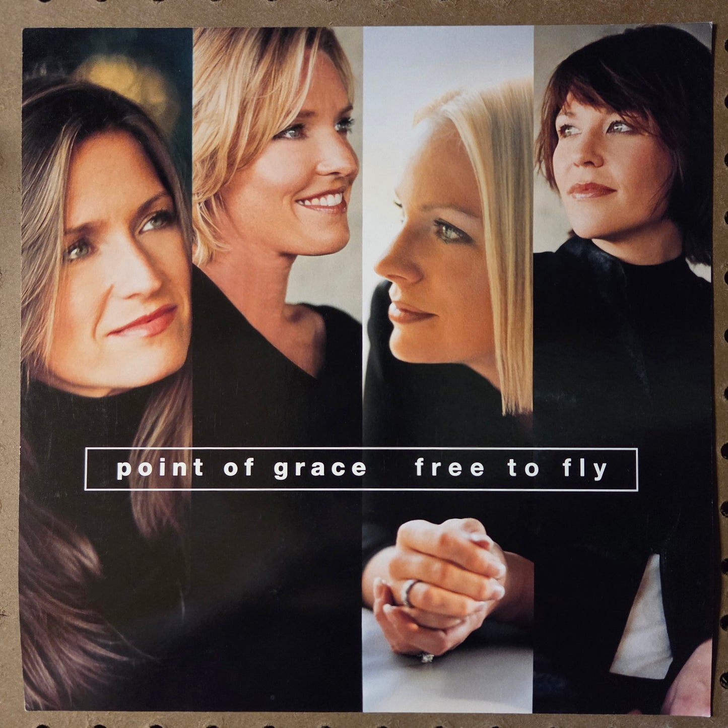 Point of Grace "Free to Fly" - 2001 Vintage Promotional Double-sided Album Cover Poster Flat