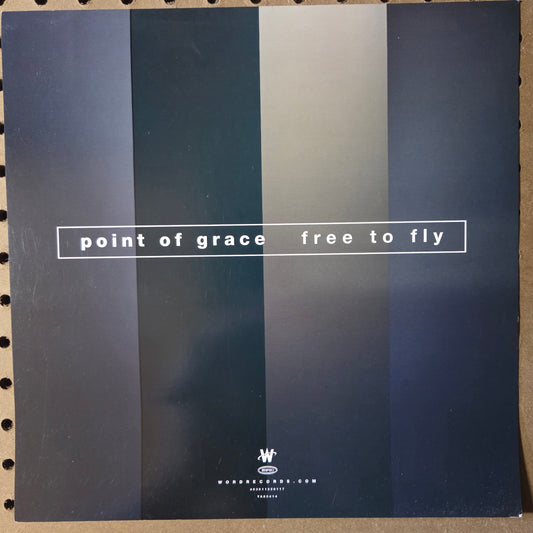 Point of Grace "Free to Fly" - 2001 Vintage Promotional Double-sided Album Cover Poster Flat