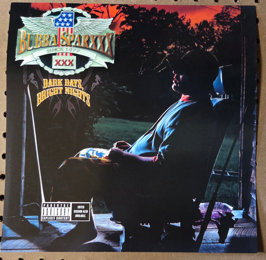 Bubba Sparxxx "Dark Days, Bright Nights" - 2001 Vintage Promotional Double-sided Album Cover Poster Flat