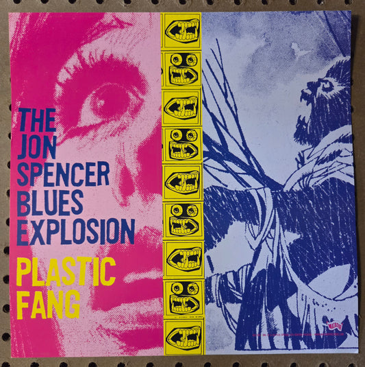 The Jon Spencer Blues Explosion "Plastic Fang" - 2002 Vintage Promotional Double-sided Album Cover Poster Flat
