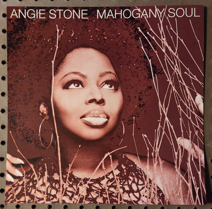 Angie Stone "Mahogany Soul " - 2001 Vintage Promotional Double-sided Album Cover Poster Flat
