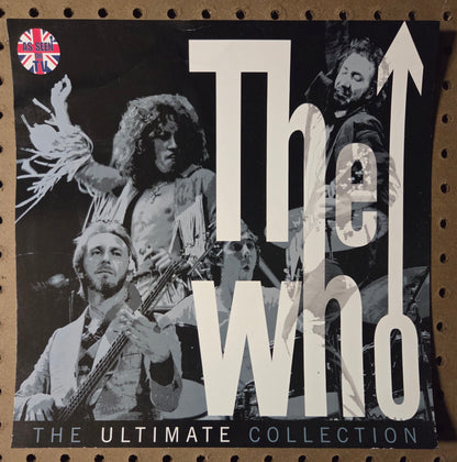 The Who "The Ultimate Collection" - 2002 Vintage Promotional Double-sided Album Cover Poster Flat