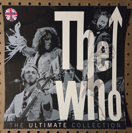 The Who "The Ultimate Collection" - 2002 Vintage Promotional Double-sided Album Cover Poster Flat