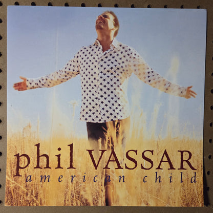 Phil Vassar "American Child" - 2000 Vintage Promotional Double-sided Album Cover Poster Flat