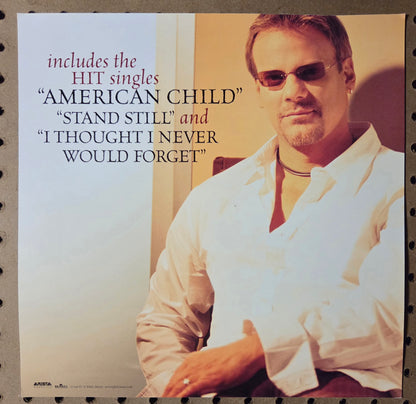 Phil Vassar "American Child" - 2000 Vintage Promotional Double-sided Album Cover Poster Flat