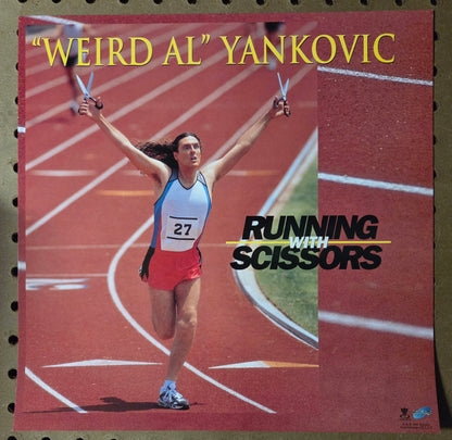 Weird Al Yankovic "Running with Scissors" - 1999 Vintage Promotional Double-sided Album Cover Poster Flat