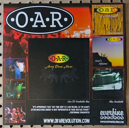 O.A.R. (Of A Revolution) "Any Time Now" - 2002 Vintage Promotional Album Cover Poster Flat