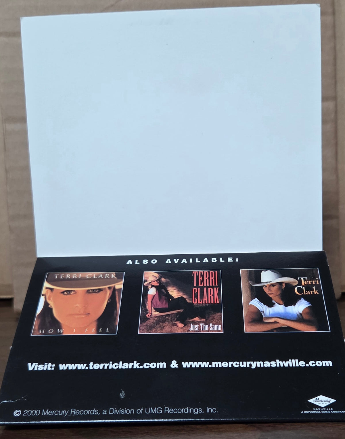 Terri Clark Fearless - 2000 Vintage Promotional Album Cover Poster w/Bonus