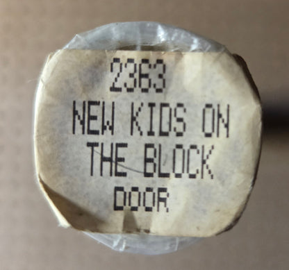 THE NEW KIDS ON THE BLOCK (NKOTB) DOOR Poster #2363 UNOPENED Original Wrap 1989 MINT NOS