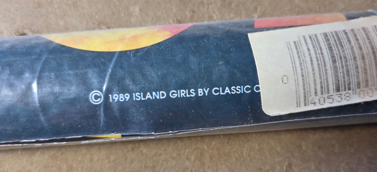 ISLAND GIRLS Poster #531 UNOPENED Original Wrap 1989 MINT NOS