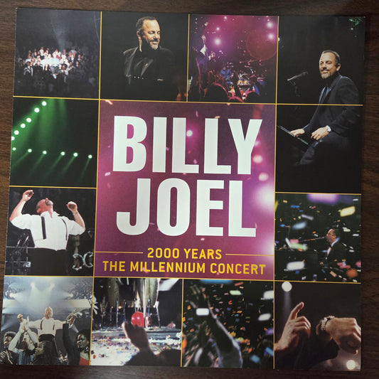 Billy Joel 2000 Years: The Millennium Concert - 2000 Vintage Promotional Double-sided Album Cover Poster Flat