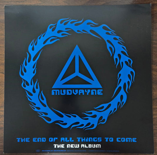 Mudvayne "The End of All Things to Come" - 2002 Vintage Promotional Double-sided Album Cover Poster Flat