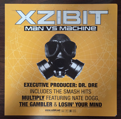 Xzibit "Man vs. Machine" - 2002 Vintage Promotional Double-sided Album Cover Poster Flat