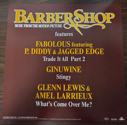 Barbershop: Music from the Motion Picture - 2002 Vintage Promotional Double-sided Album Cover Poster Flat