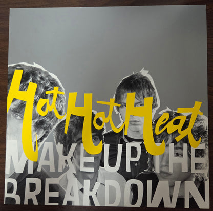 Hot Hot Heat "Make Up the Breakdown"- 2002 Vintage Promotional Double-sided Album Cover Poster Flat