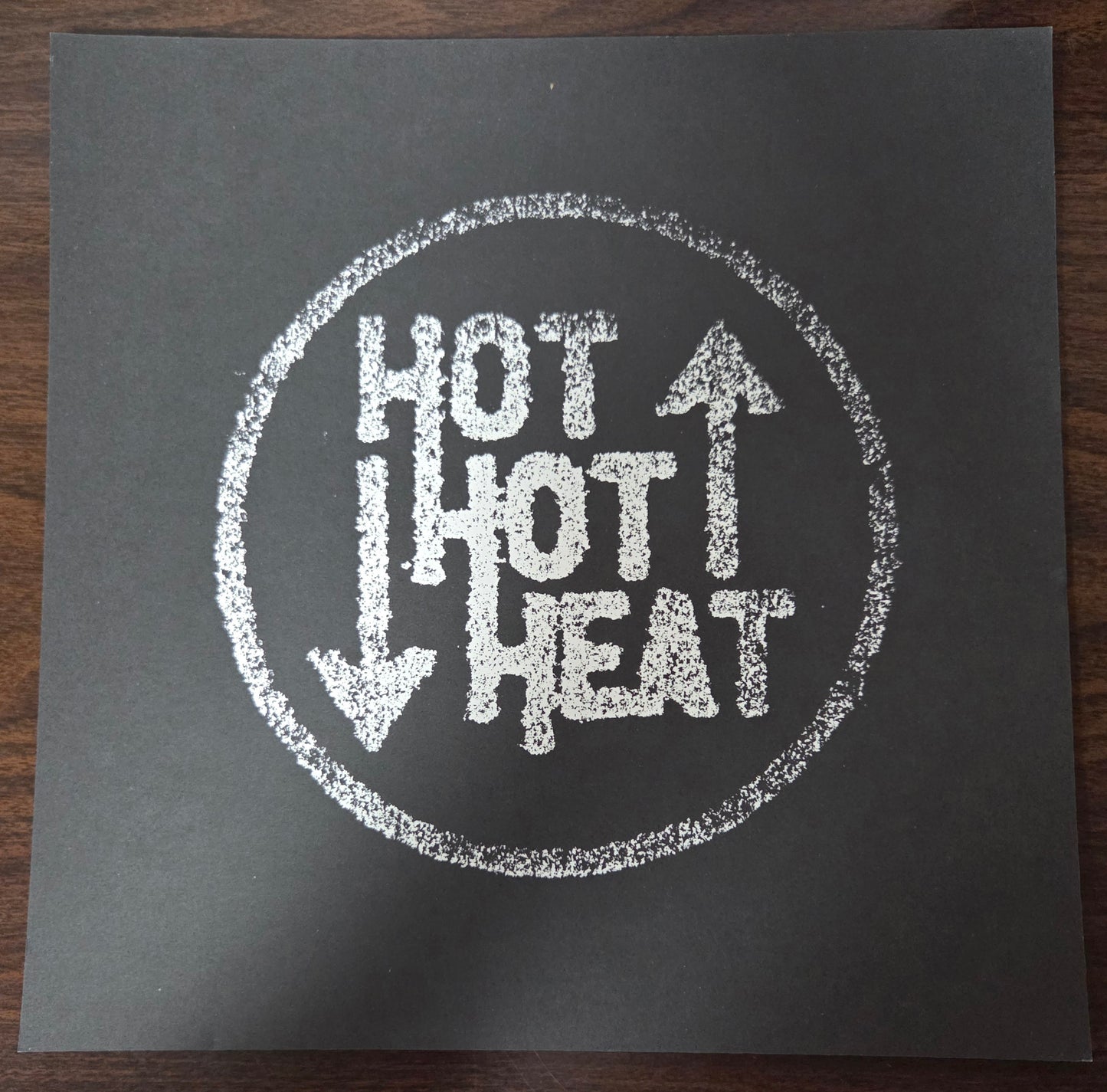 Hot Hot Heat "Make Up the Breakdown"- 2002 Vintage Promotional Double-sided Album Cover Poster Flat