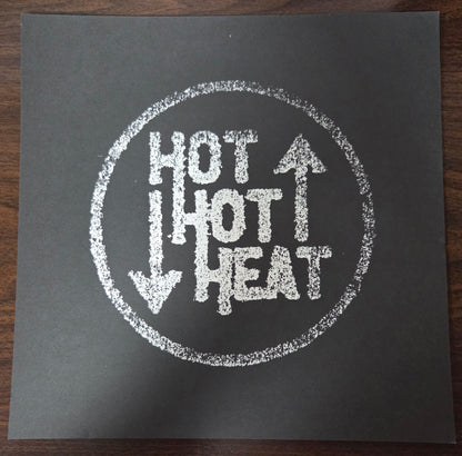 Hot Hot Heat "Make Up the Breakdown"- 2002 Vintage Promotional Double-sided Album Cover Poster Flat