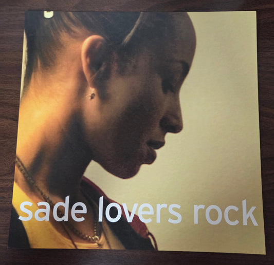 Sade "Lovers Rock" - 2000 Vintage Promotional Double-sided Album Cover Poster Flat