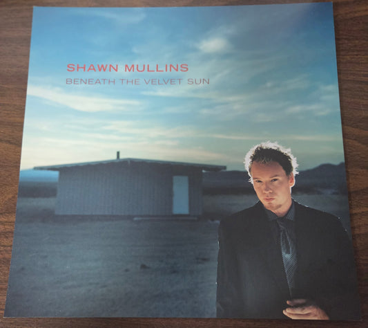 Shawn Mullins "Beneath the Velvet Sun" - 2000 Vintage Promotional Double-sided Album Cover Poster Flat