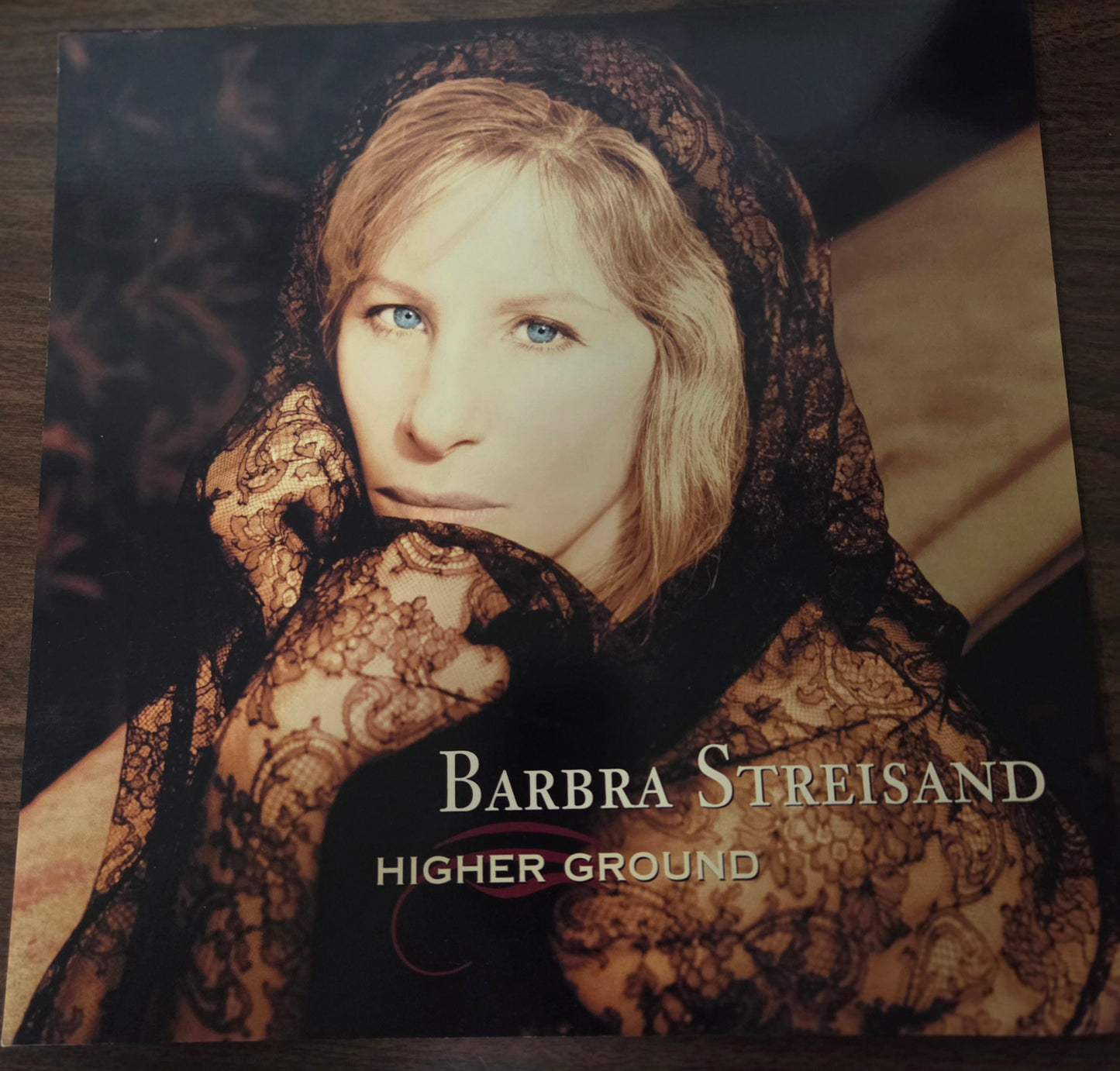 Barbra Streisand "High Ground" - 1997 Vintage Promotional Double-sided Album Cover Poster Flat