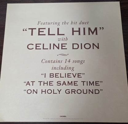 Barbra Streisand "High Ground" - 1997 Vintage Promotional Double-sided Album Cover Poster Flat
