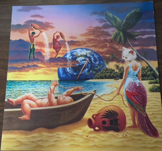 Journey "Trial by Fire" - 1996 Vintage Promotional Double-sided Album Cover Poster Flat