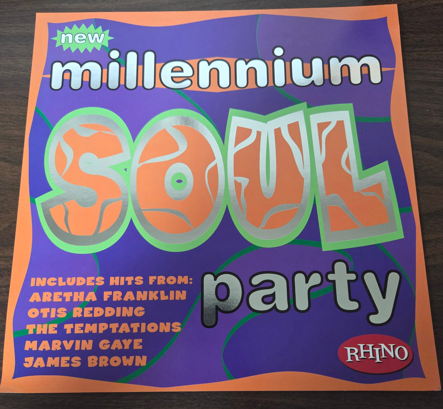 New Millennium Soul Party - 2000 Vintage Promotional Double-sided Album Cover Poster Flat