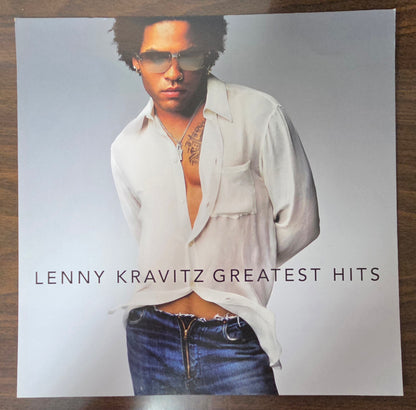 Lenny Kravitz Greatest Hits - 2000 Vintage Promotional Double-sided Album Cover Poster Flat
