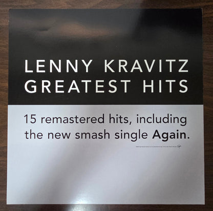 Lenny Kravitz Greatest Hits - 2000 Vintage Promotional Double-sided Album Cover Poster Flat