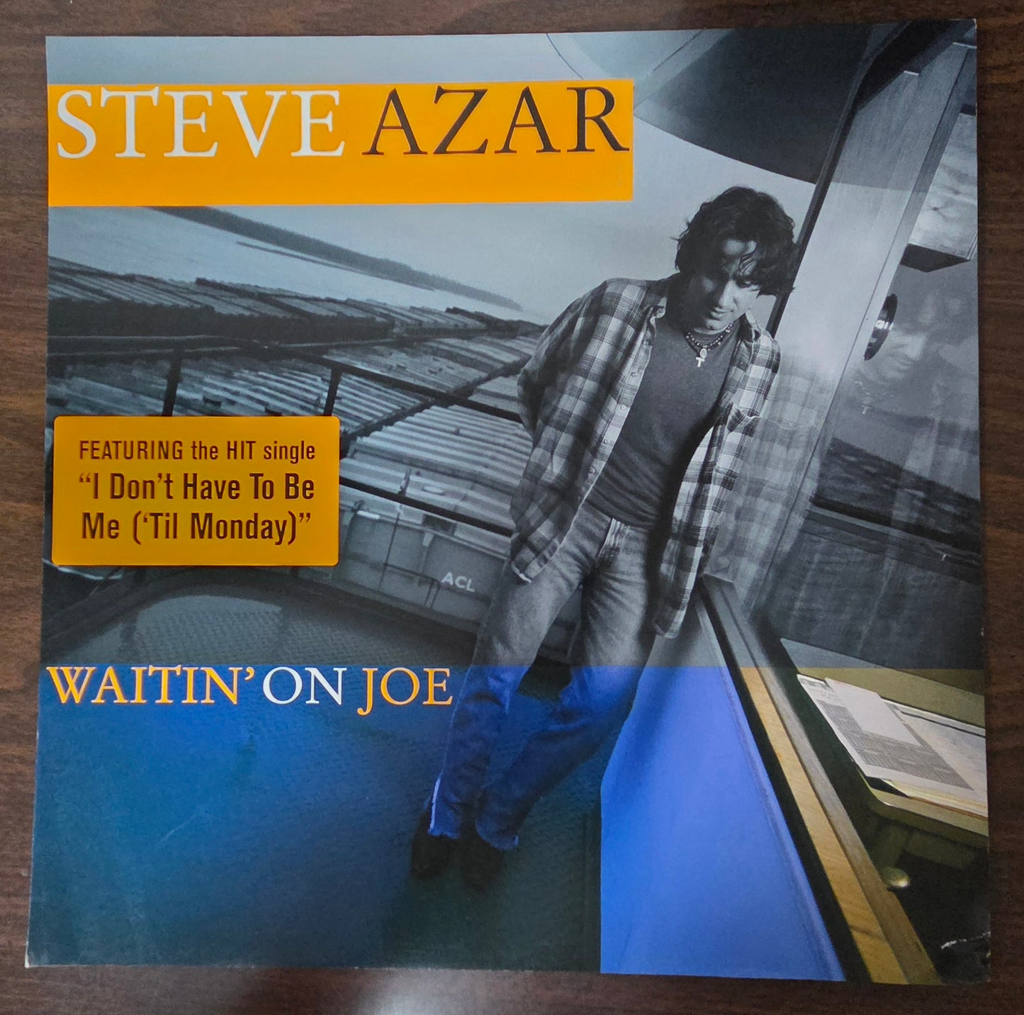 Steve Azar "Waitin' on Joe" - 2002 Vintage Promotional Double-sided Album Cover Poster Flat