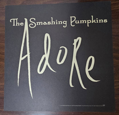 The Smashing Pumpkins "Adore" - Vintage Promotional Double-sided Album Cover Poster Flat