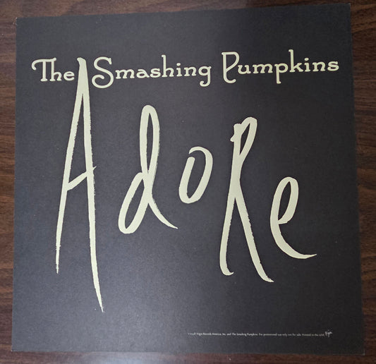 The Smashing Pumpkins "Adore" - Vintage Promotional Double-sided Album Cover Poster Flat