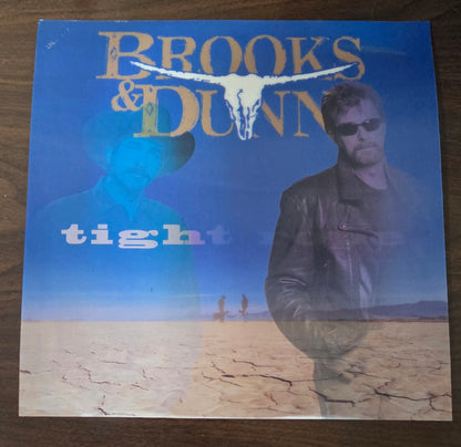 Brooks & Dunn "Tight Rope" - Vintage Tight Rope lenticular (3D effect) promotional display