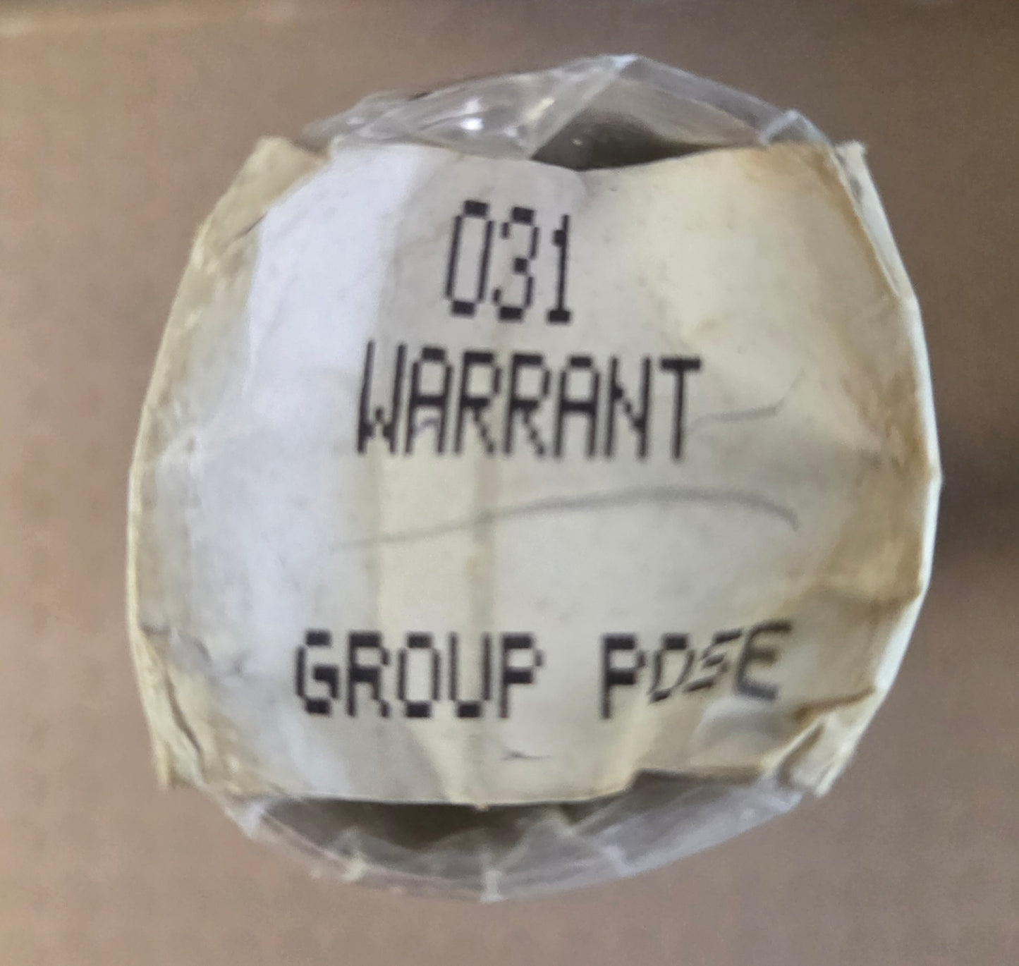 WARRANT GROUP POSE Poster #031 UNOPENED Original Wrap 1989 MINT NOS