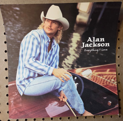 Alan Jackson - Everything I Love - Vintage 12x12 Double-sided Album Cover Promo Poster