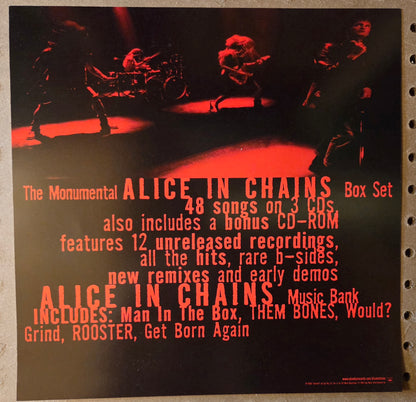 Alice in Chains - Music Bank - Vintage 12x12 Double-sided Album Cover Promo Poster