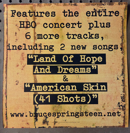 Bruce Springsteen - Live in New York City - Vintage 12x12 Double-sided Album Cover Promo Poster