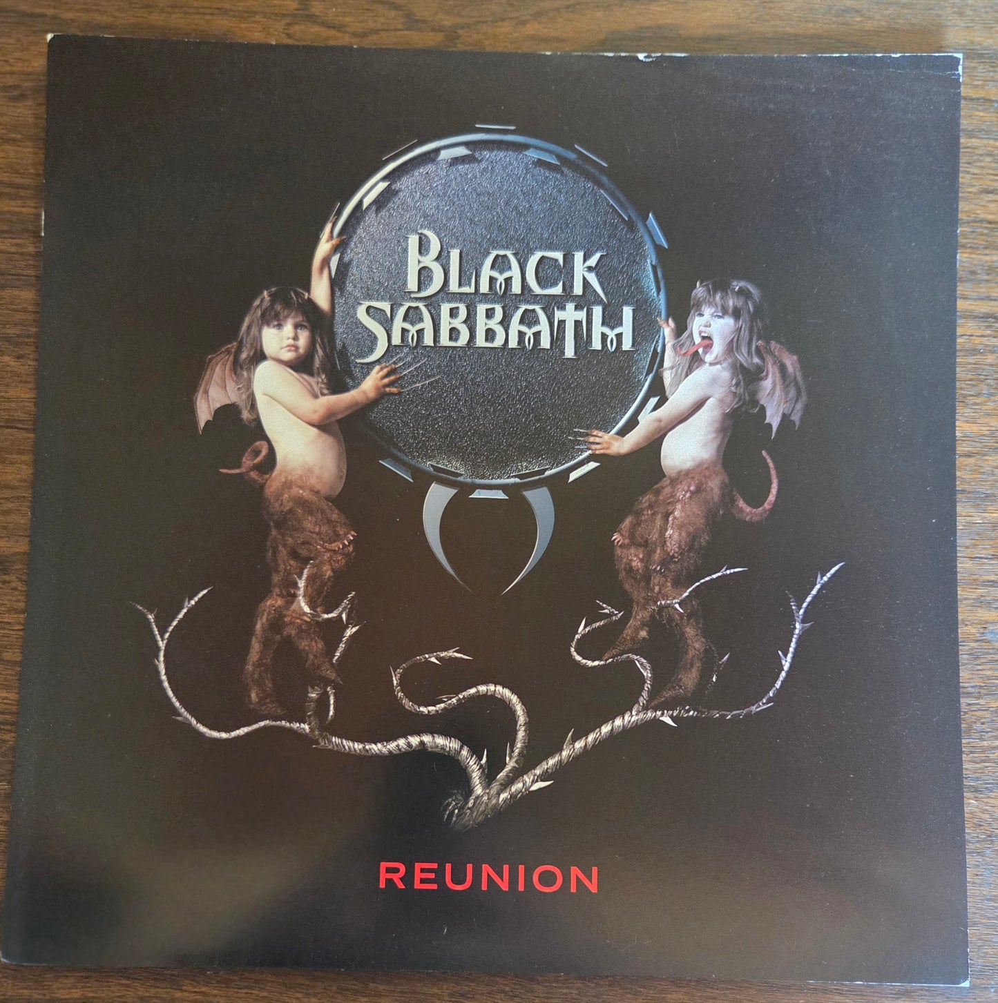 Black Sabbath - "Reunion" - 1998 Vintage Promotional Double-sided Album Cover Poster Flat