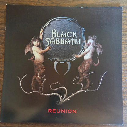 Black Sabbath - "Reunion" - 1998 Vintage Promotional Double-sided Album Cover Poster Flat