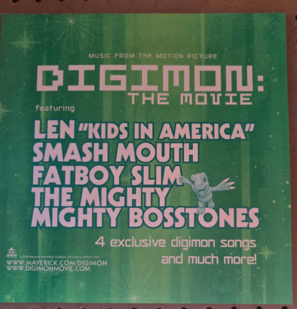 Digimon:The Movie - self-titled - Vintage 12x12 Double-sided Album Cover Promo Poster