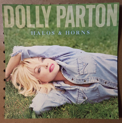 Dolly Parton - Halos and Horns - Vintage 12x12 Double-sided Album Cover Promo Poster