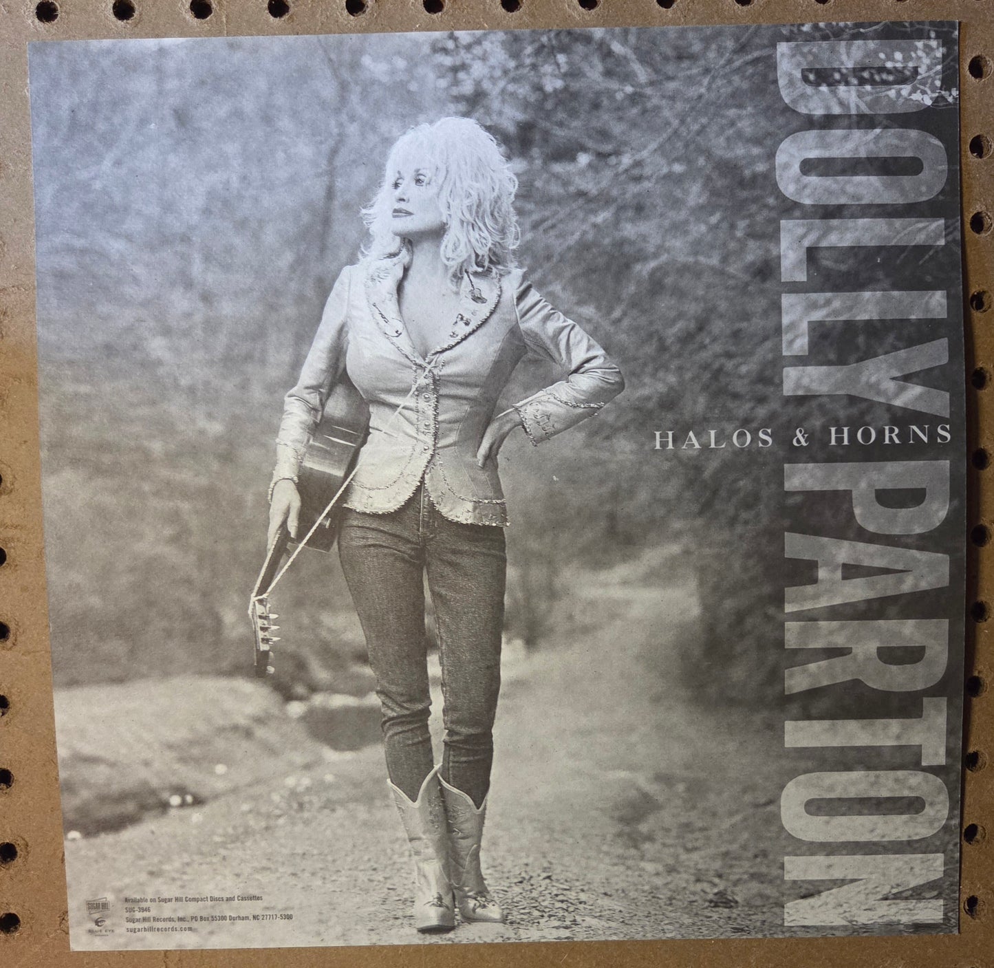Dolly Parton - Halos and Horns - Vintage 12x12 Double-sided Album Cover Promo Poster
