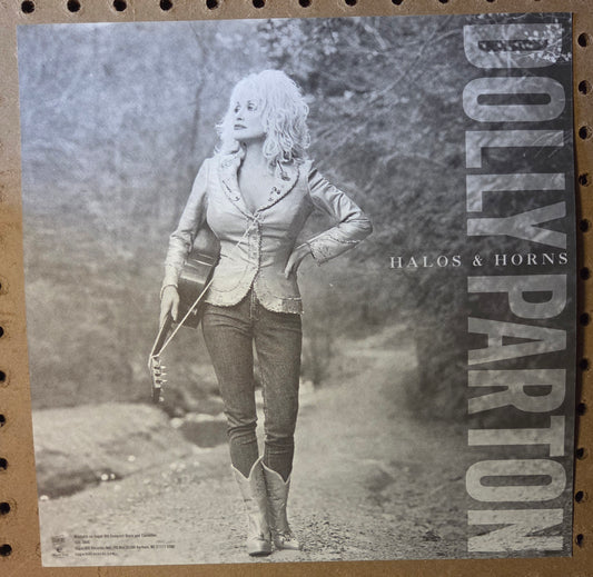 Dolly Parton - Halos and Horns - Vintage 12x12 Double-sided Album Cover Promo Poster