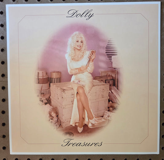 Dolly Parton - Treasures - Vintage 12x12 Double-sided Album Cover Promo Poster