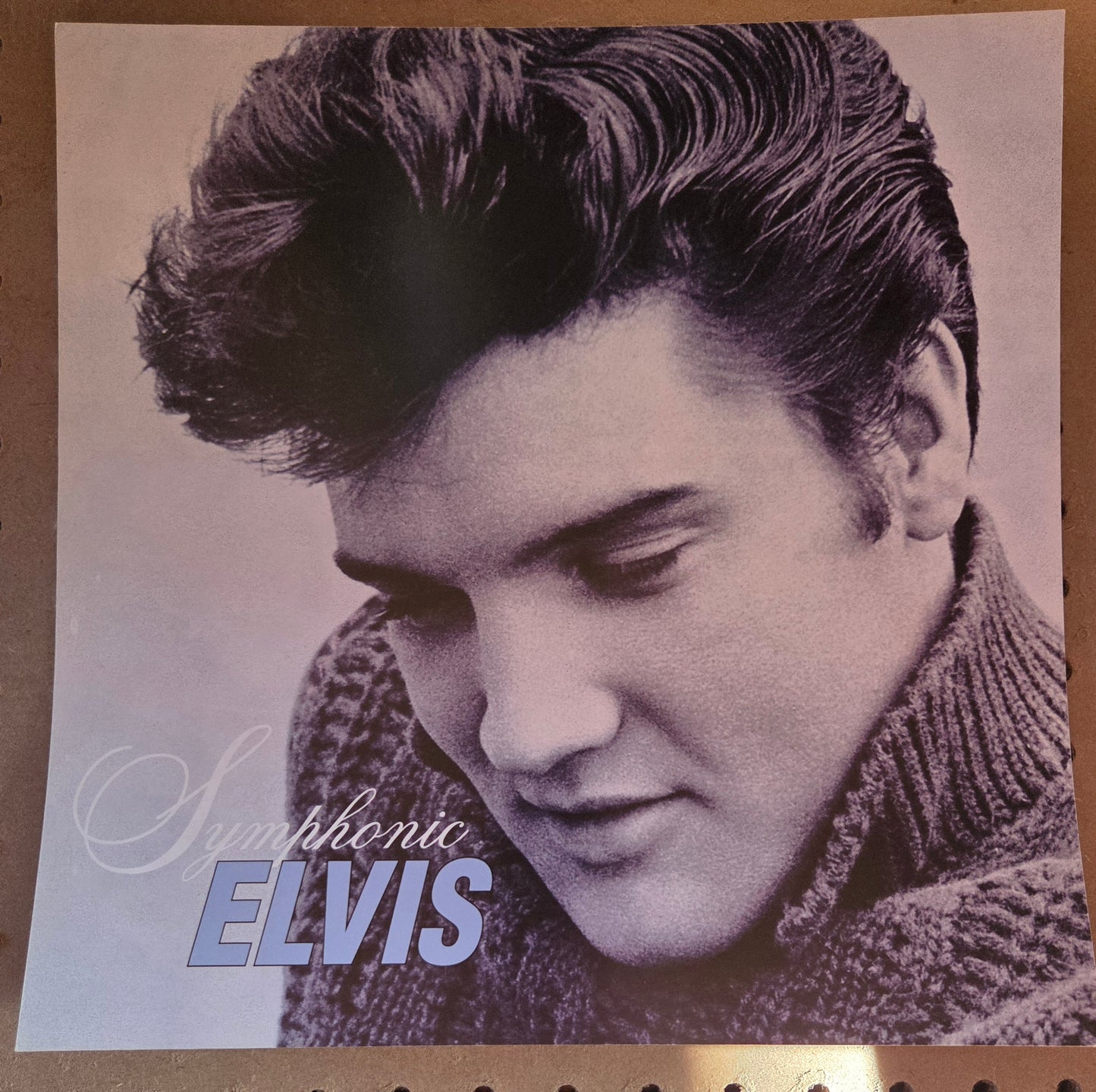 Elvis Presley - Symphonic Elvis - Vintage 12x12 Double-sided Album Cover Promo Poster