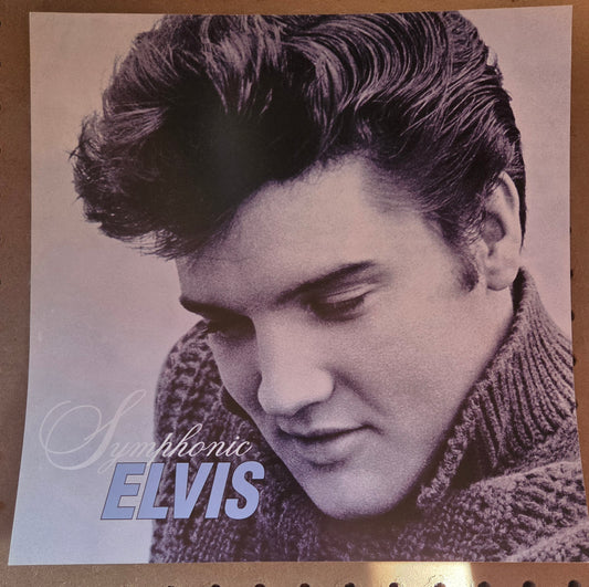 Elvis Presley - Symphonic Elvis - Vintage 12x12 Double-sided Album Cover Promo Poster