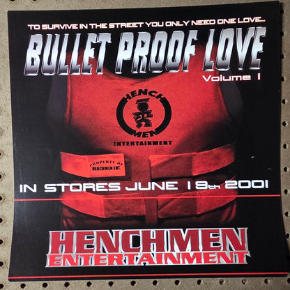 Henchmen Entertainment - Bullet Proof Love, Volume 1 - Vintage 12x12 Double-sided Album Cover Promo Poster