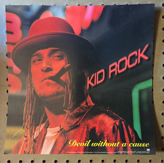 Kid Rock - Devil Without a Cause - Vintage 12x12 Double-sided Album Cover Promo Poster